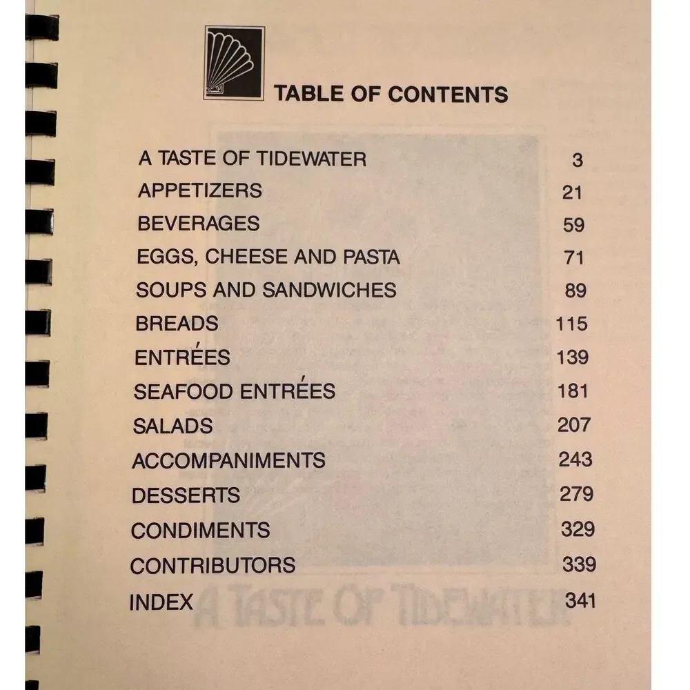 Tidewater on the Half Shell: Fine Virginia Recipes - 1985 - Picture 6 of 8